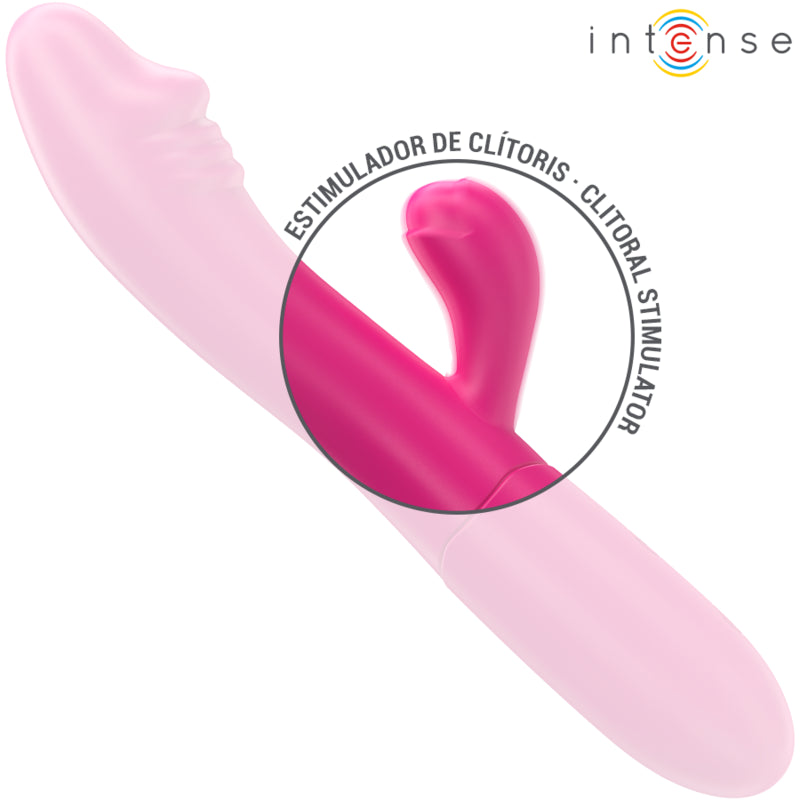 INTENSE IVY FLEXIBLE VIBRATOR 10 VIBRATIONS WITH STIMULATING TONGUE PINK