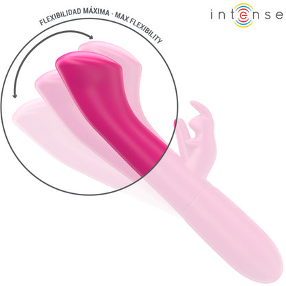 INTENSE JULIETA RABBIT VIBRATOR 186 CM 10 VIBRATIONS PINK