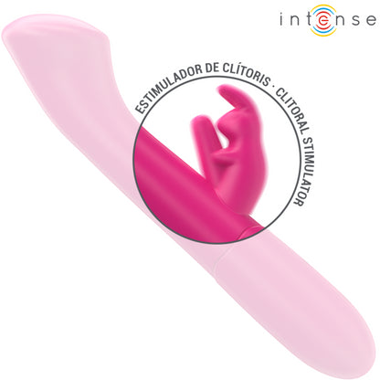 INTENSE JULIETA RABBIT VIBRATOR 186 CM 10 VIBRATIONS PINK