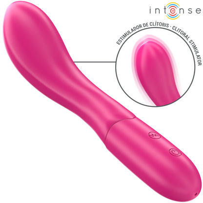 INTENSE LISETTE VIBRATOR 19 CM FLEXIBLE 10 VIBRATIONS PINK