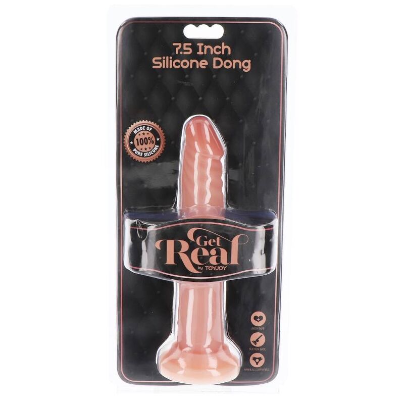 GET REAL SILICONE DONG 19 CM SKIN