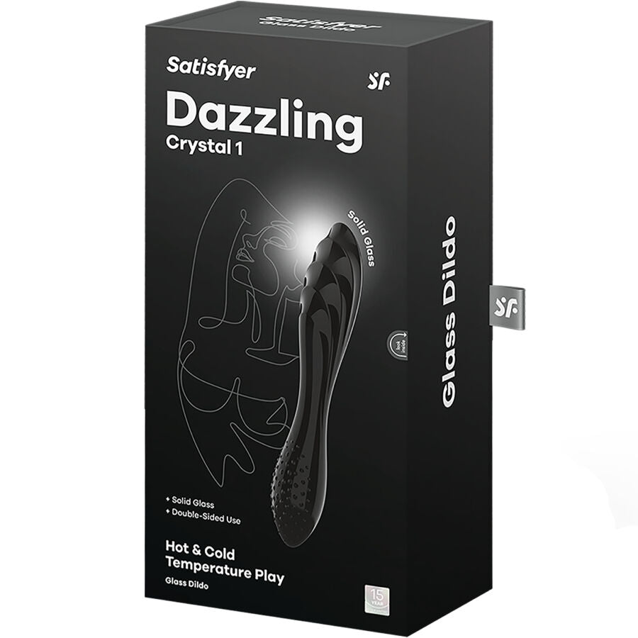 SATISFYER DAZZLING CRYSTAL BLACK