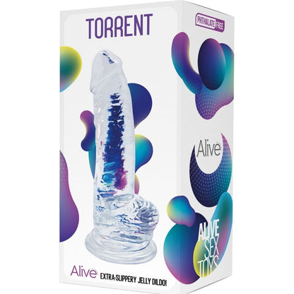 ALIVE TORRENT REALISTIC PENIS TRANSPARENT 206 CM