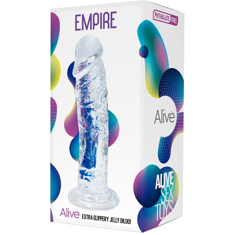 ALIVE EMPIRE REALISTIC PENIS TRANSPARENT 193 CM