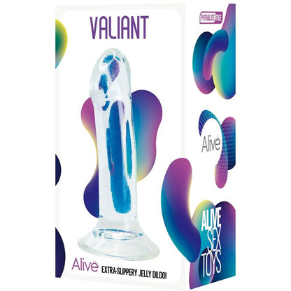 ALIVE VALIANT REALISTIC PENIS TRANSPARENT 16 CM