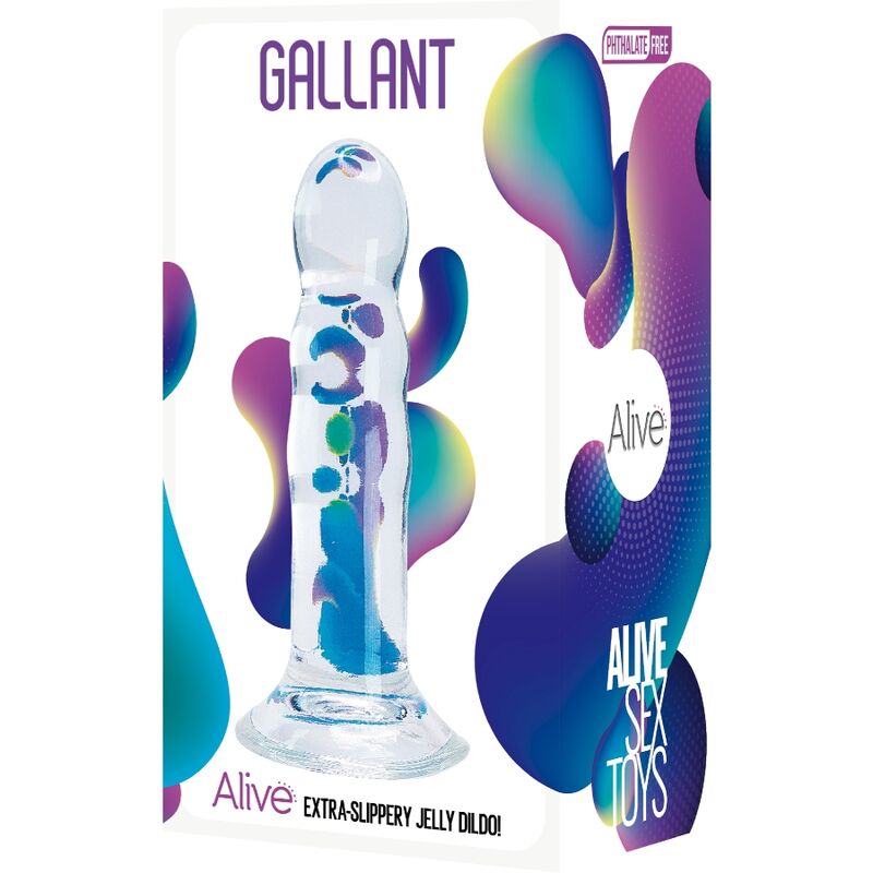 ALIVE GALLANT REALISTIC PENIS TRANSPARENT 14 CM