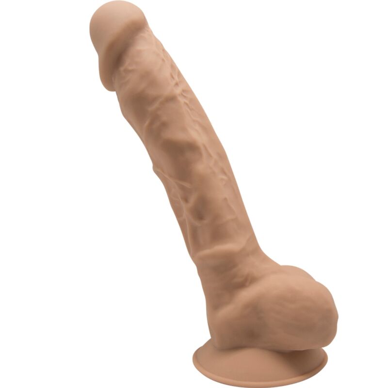 SILEXD MODEL 1 REALISTIC PENIS PREMIUM SILEXPAN SILICONE CARAMEL 23 CM