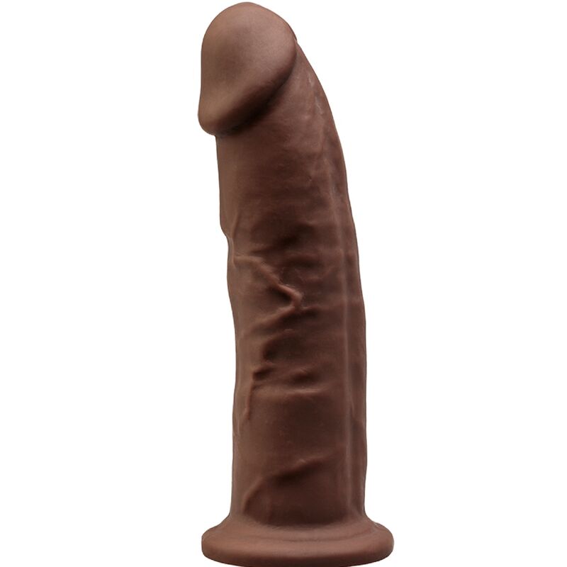 SILEXD MODEL 2 REALISTIC PENIS PREMIUM SILEXPAN SILICONE BROWN 23 CM