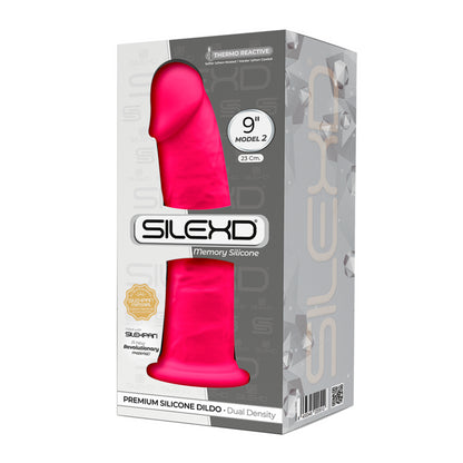 SILEXD MODEL 2 REALISTIC PENIS PREMIUM SILEXPAN SILICONE FUCHSIA 23 CM