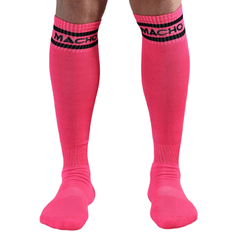 MACHO LONG SOCKS ONE SIZE PINK