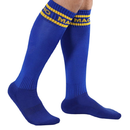 MACHO LONG SOCKS ONE SIZE BLUE