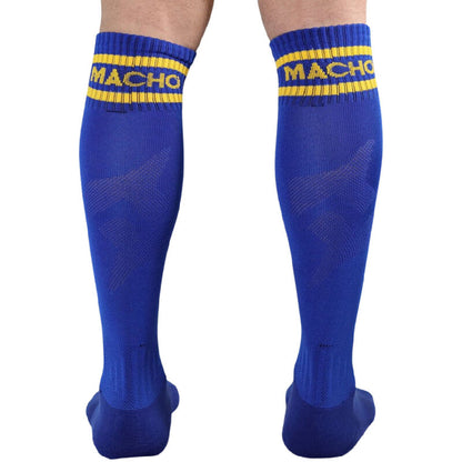 MACHO LONG SOCKS ONE SIZE BLUE