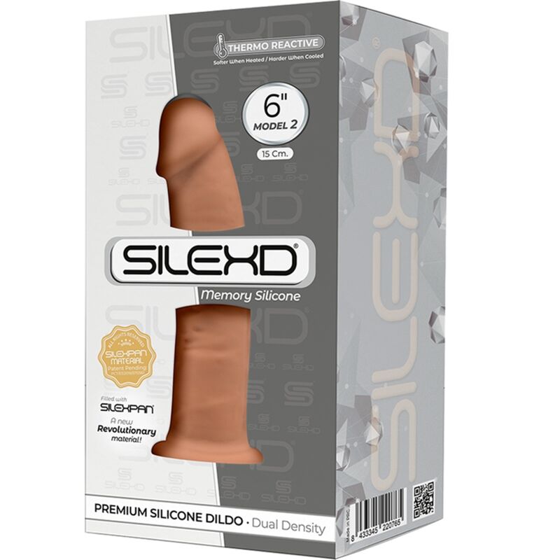 SILEXD MODEL 2 REALISTIC PENIS PREMIUM SILEXPAN SILICONE CARAMEL 154 CM