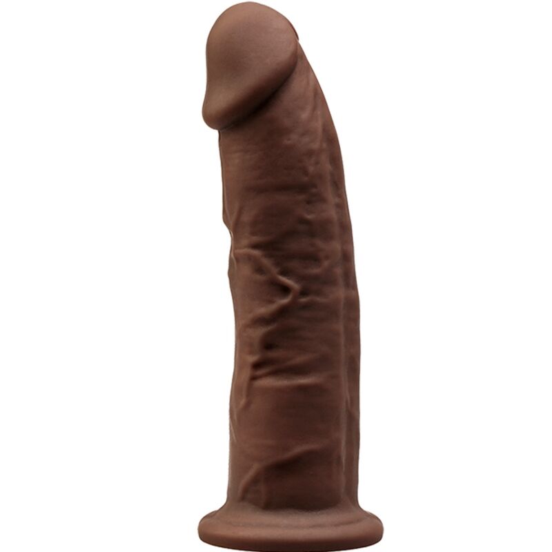 SILEXD MODEL 2 REALISTIC PENIS PREMIUM SILEXPAN SILICONE BROWN 15 CM