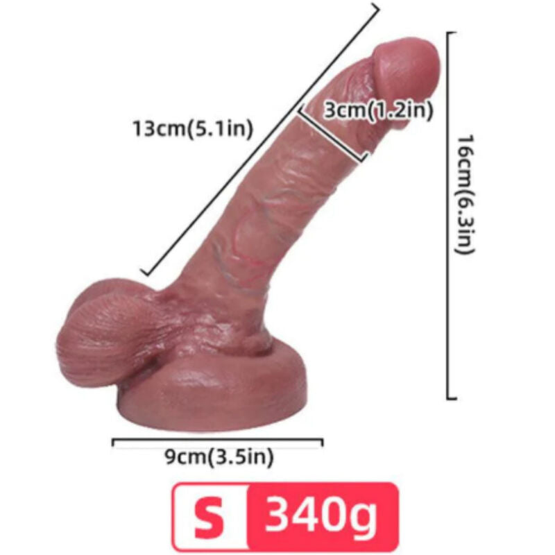 ARMONY REALISTIC LIQUID SILICONE DILDO 13 CM