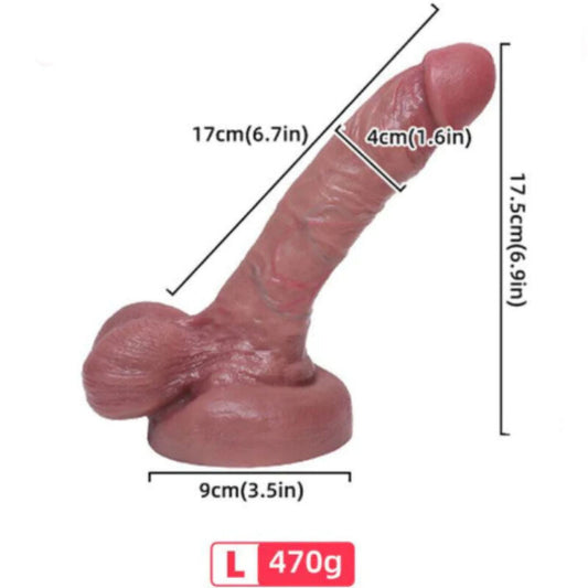 ARMONY REALISTIC LIQUID SILICONE DILDO 17 CM