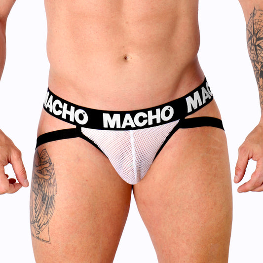 MACHO MX26X1 JOCK GRID WHITE XL