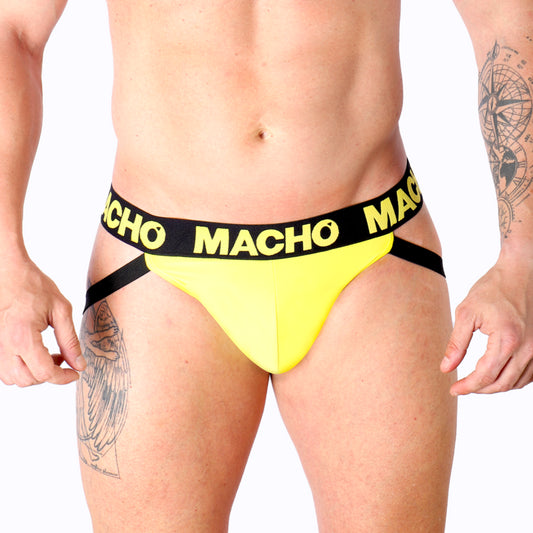 MACHO MX25A JOCK LYCRA YELLOW XL