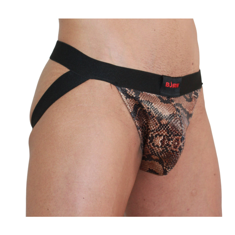 BURN 002 JOCK SNAKE BLACK S