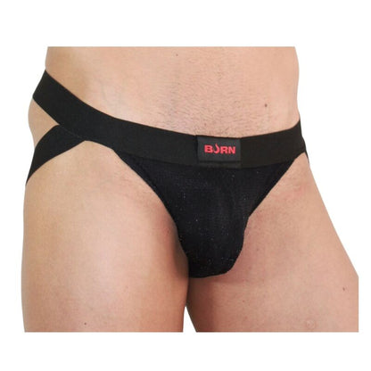 BURN 003 JOCK SHINY BLACK S