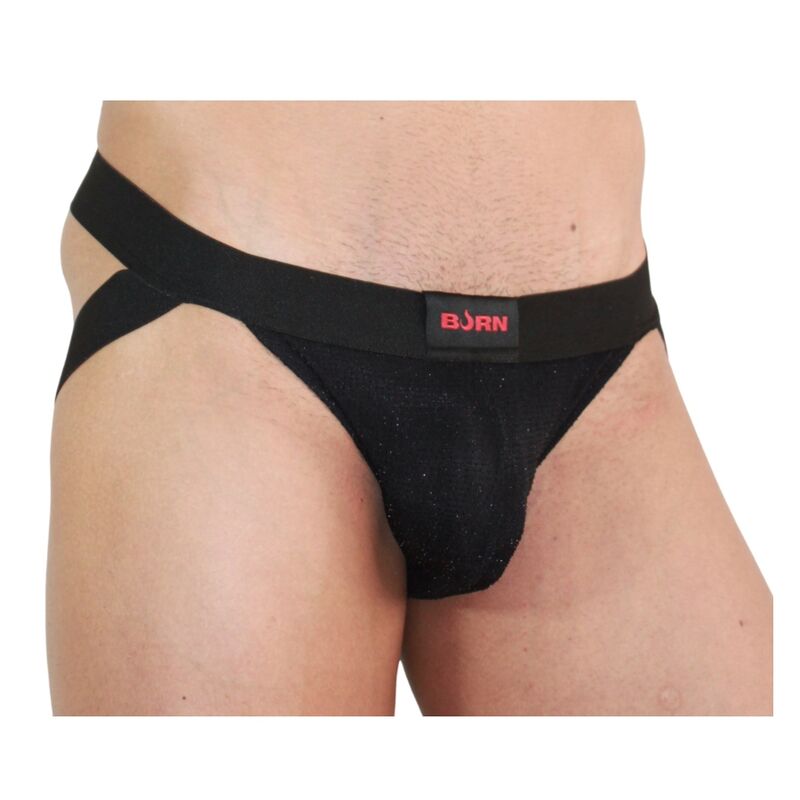 BURN 003 JOCK SHINY BLACK M