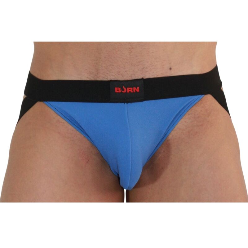 BURN 008 JOCK BLUE BLACK S