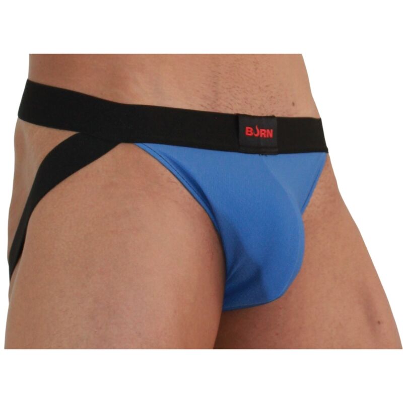 BURN 008 JOCK BLUE BLACK S