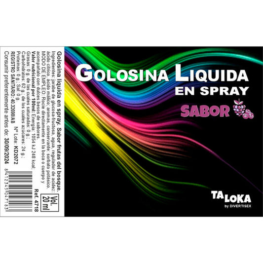 TALOKA LIQUID BERRIES CANDY SPRAY