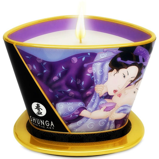 SHUNGA MINI CARESS BY CANDELIGHT EXOTIC FRUITS MASSAGE CANDLE 170 ML