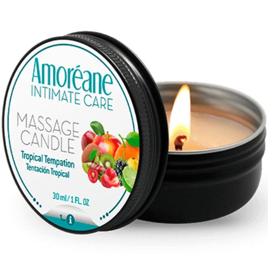 AMOREANE MASSAGE CANDLE TROPICAL TEMPTATION 30 ML