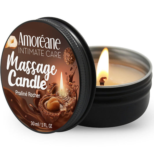 AMOREANE MASSAGE CANDLE ROCHER PRALINE 30 ML