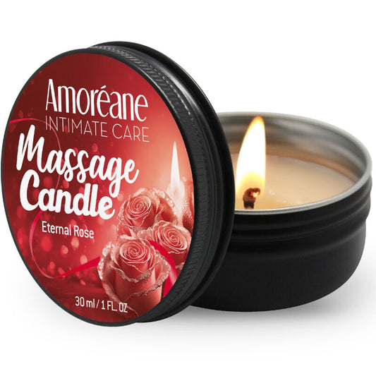 AMOREANE MASSAGE CANDLE ETERNAL ROSE 30 ML