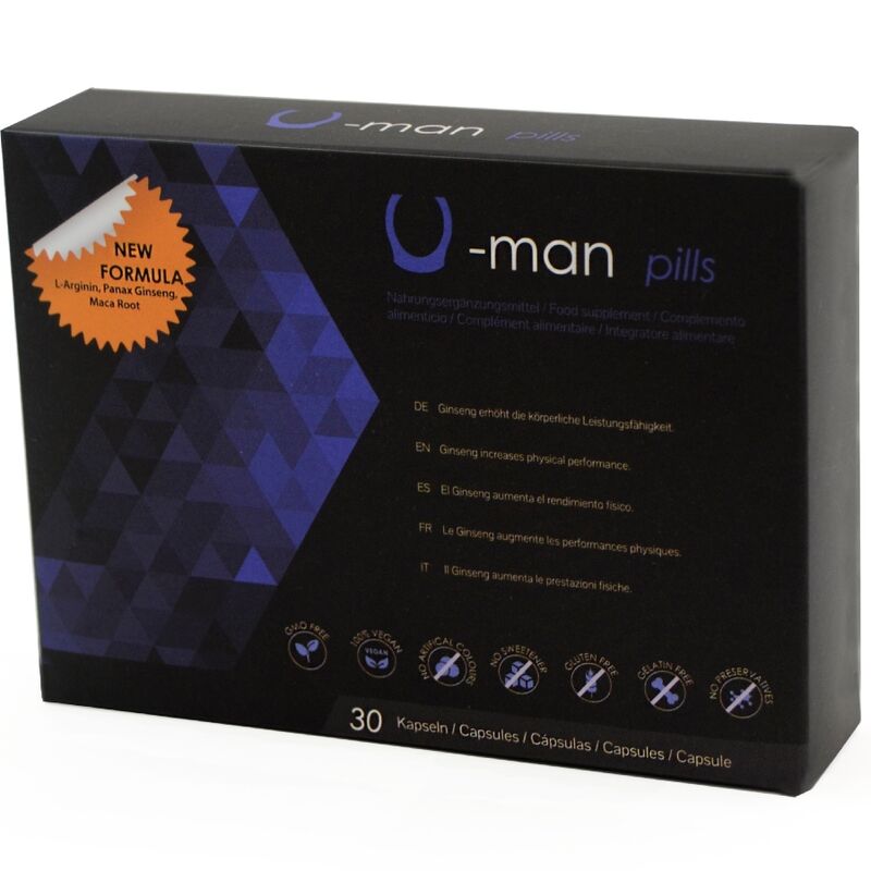 500 COSMETICS U MAN ENHANCES PENIS SIZE AND SEXUAL POWER CAPSULES