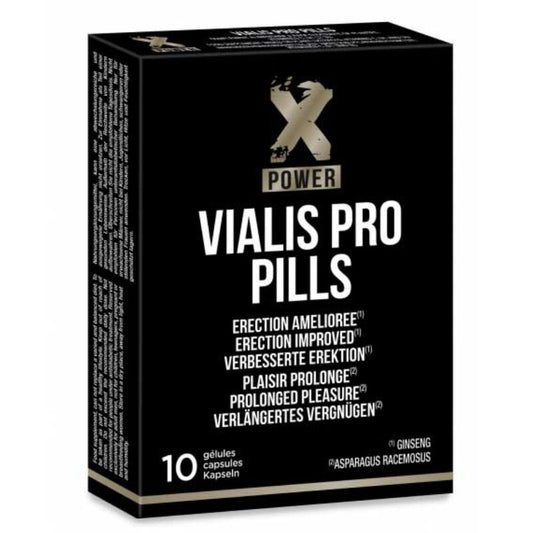 X POWER VIALIS PRO ERECTION ENHANCING CAPSULES 10 UNITS