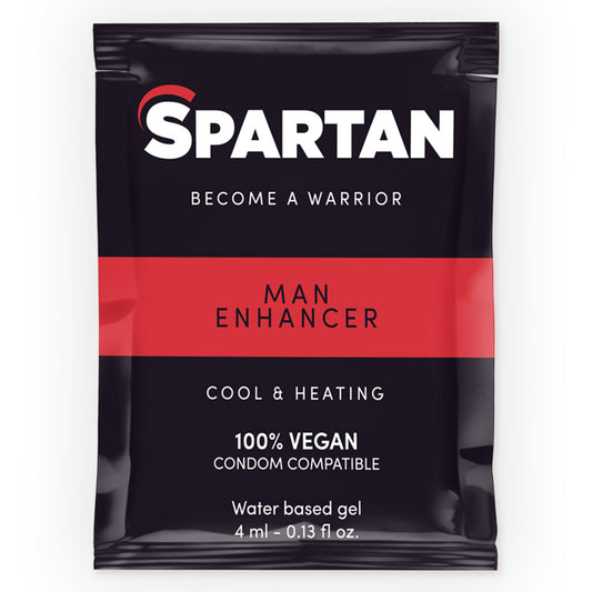 SPARTAN MALE ENHANCER GEL HOT COLD EFFECT 100 VEGAN 4ML