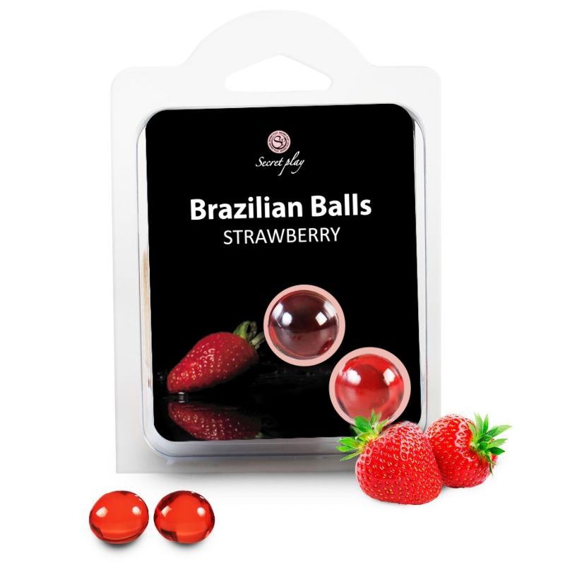 SECRETPLAY 2 BRAZILIAN BALLS STRAWBERRY