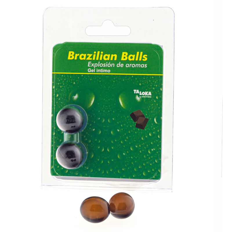 TALOKA 2 BRAZILIAN BALLS CHOCOLATE INTIMATE GEL