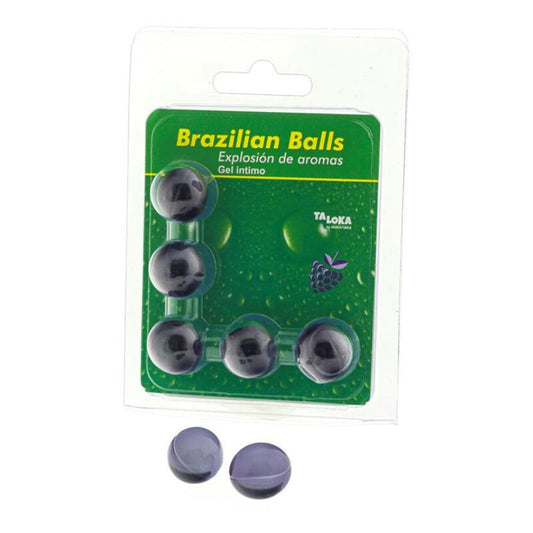 TALOKA 5 BRAZILIAN BALLS BERRIES INTIMATE GEL