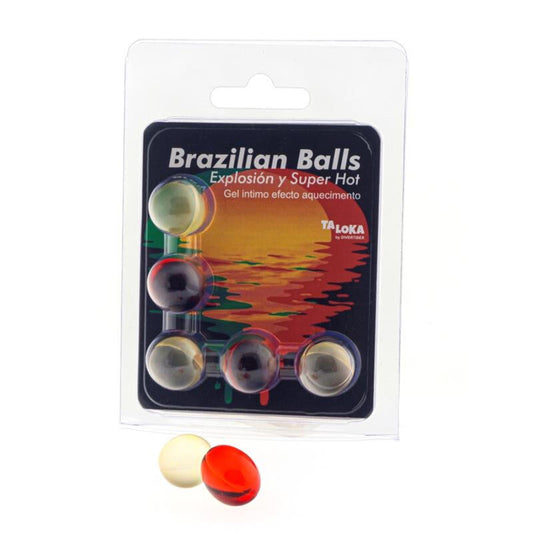 TALOKA 5 BRAZILIAN BALLS SUPER HOT EFFECT EXCITING GEL