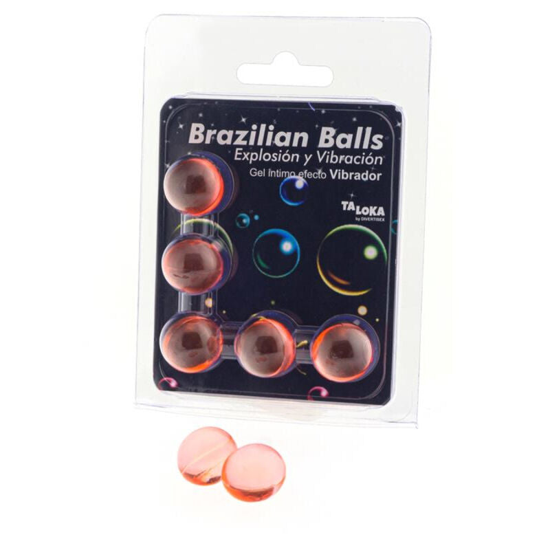 TALOKA 5 BRAZILIAN BALLS VIBRATING EFFECT EXCITING GEL