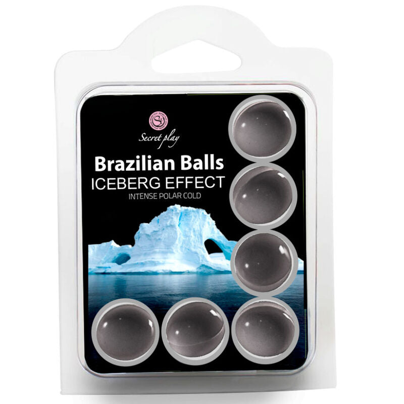 SECRET PLAY SET 6 BRAZILIAN BALLS ICEBERG EFFECT