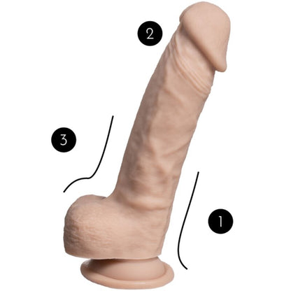 SILEXD MODEL 1 REAL SKIN REALISTIC PENIS THERMO REACTIVE 178 CM FLESH