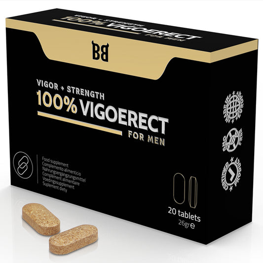 BLACK BULL 100 VIGOERECT VIGOR STRENGTH FOR MEN 20 TABLETS