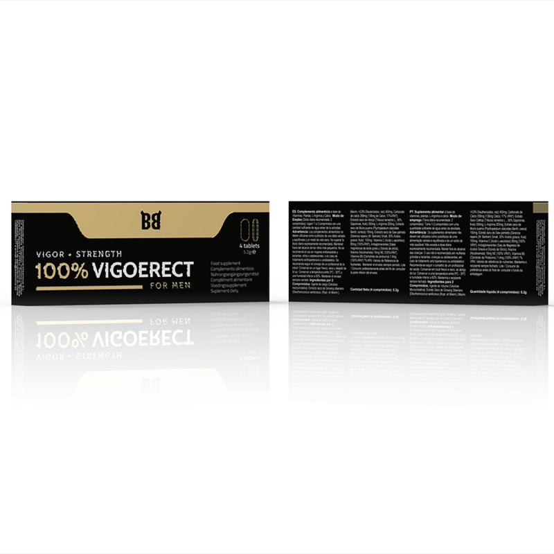 BLACK BULL 100 VIGOERECT VIGOR STRENGTH FOR MEN 4 TABLETS