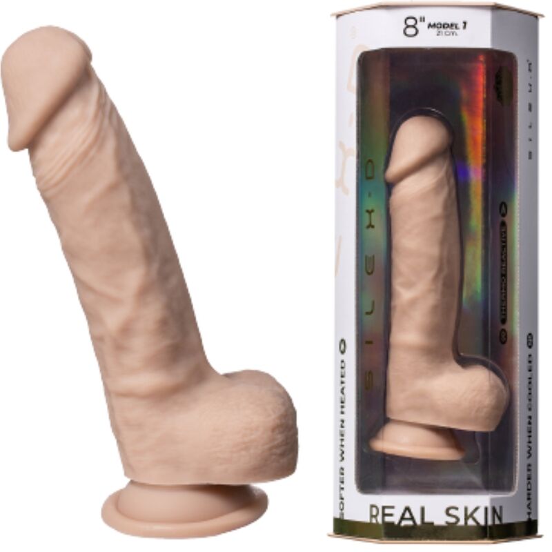 SILEXD REAL SKIN SUPER REALISTIC PENIS THERMO REACTIVE 21 CM PREMIUM SILEXPAN FLESH