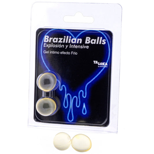 TALOKA 2 BRAZILIAN BALLS COLD VIBRATION EFFECT EXCITING GEL