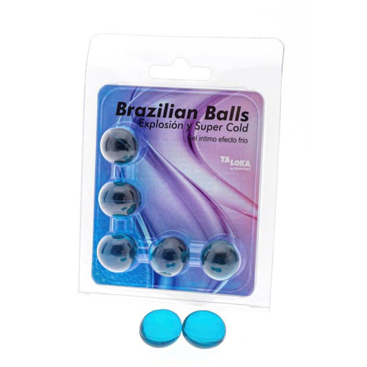 TALOKA 5 BRAZILIAN BALLS COLD EFFECT EXCITING GEL