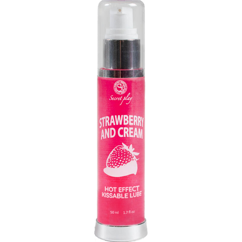 SECRETPLAY LUBRICANT 2 1 HEAT EFFECT STRAWBERRY CREAM 50 ML