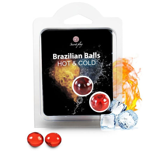 SECRETPLAY BRAZILIAN BALLS HEAT COLD EFFECT 2 UNITS