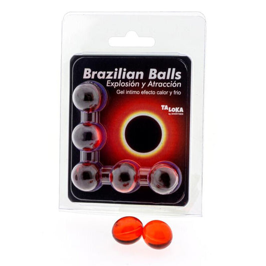 TALOKA 5 BRAZILIAN BALLS HOT COLD EFFECT EXCITING GEL